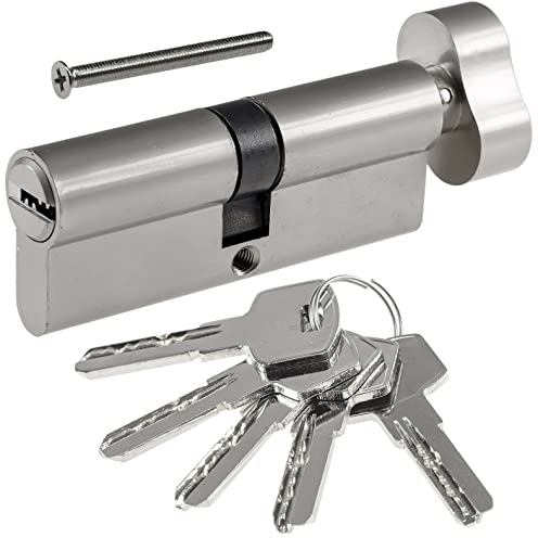 Cilindro serratura 80mm (40+40mm) con pomolo