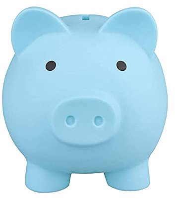 Salvadanaio in plastica per bambini e adulti, simpatico salvadanaio in plastica per bambini, contenitore in plastica per monete, piccolo maiale salvadanaio a forma di maiale