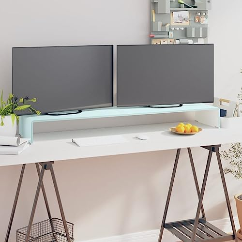 SKM TV-Aufsatz/Monitorerhöhung Glas Grün 120x30x13 cm, Weight: 16.26 kg, 244149