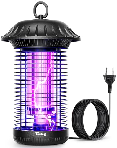 Buzbug LED Insektenvernichter Innen Außen, 10 Jahre Lebensdauer, Nachhaltige Lampe mit geringem Stromverbrauch, 2m Netzkabel, Hochspannungs-Mückenvernichter, Fliegenfalle, Mückenfalle, Fliegenkiller