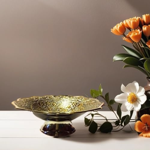 Marrakesch Orient & Mediterran Interior Rayhan Bol oriental indien en laiton pour le Ramadan