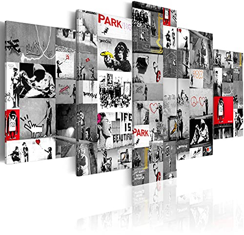 B&D XXL Acrylglasbild 200x100 cm 5 Teilig Wandbild auf Acryl Glasbilder Kunstdruck Moderne Acrylglas Platte Wanddekoration Geschenke Heimdekoration Glasbild i-C-0092-k-p