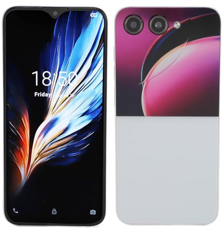 Tosuny Teléfono Celular Desbloqueado, Teléfono Inteligente Android 12, Teléfono Móvil 4G LTE, 8GB RAM 64GB ROM, Pantalla HD de 6.28, Cámara 8MP+32MP, Ranura SIM Dual, Batería de