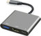 Adaptateur USB C vers HDMI 3 en 1 multiport pour MacBook Pro/Air, iPad Pro et autres appareils USB-C - 4K HDMI, USB 3.0 5 Gbps
