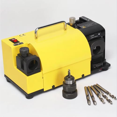 RayGenius AffûTeuse De Forets 120w, Pince De Serrage De Haute PréCision IntéGréE Et Angle RéGlable, AffûTeuse 3-15mm, avec Pince De Serrage Standard。,13A
