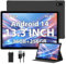 PIXGOOD 2025 2K Tableta 11 Pulgadas con Android 15, 36GB+256GB, INCELL 2000 * 1200, Octa Core, 13MP+8MP, WidevineL1/8000mAh/5G WiFi/BT5.0/OTG/GPS, Tablet con Teclado (Negro)