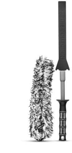 The Collection Flex Brush - biegbare Mikrofaser Felgenbürste | Flexibler Bürstenkopf für schwer erreichbare Stellen - Microfaser Felgenbürste Alufelgen biegbar - Auto Felgenbürste