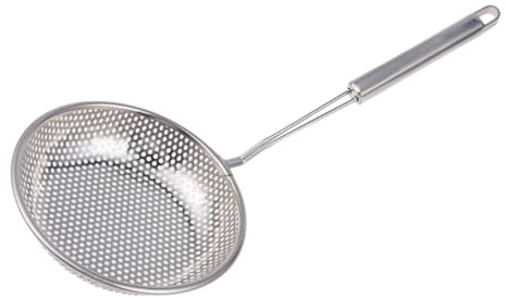 WEKADRIN Scolapasta in Acciaio Resistente Schiumarola Per Pentole Calde Cucchiaio Ad Alta Densità Mestolo Per Filtrare Olio Utensile Da Cucina Per Casa e Ristorante