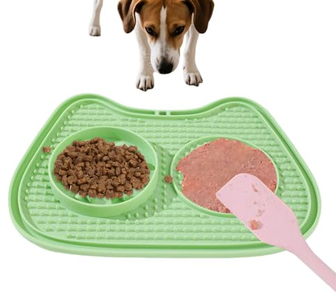 Slow Feeder Pour Chats,Petit Distributeur Avec Anti-Suffocation - Tapis à Lécher Distributeur De Snack Puzzle | Pour Snack, Aliments Humides Et