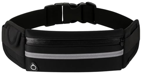 Laufgürtel mit Handyfach – Laufgürtel Handy – wasserdichte Handytasche für Damen & Herren – Running Belt mit Verstellbarem Gurt – Lauftasche als Jogging Zubehör