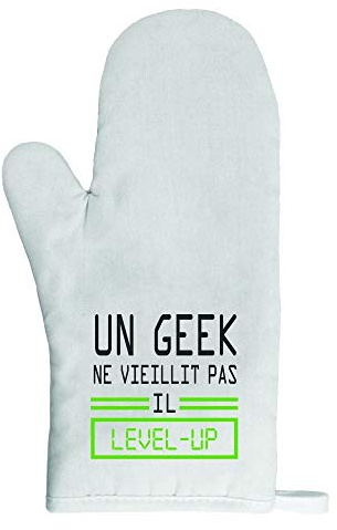 Gant de Cuisine manique Geek Level up