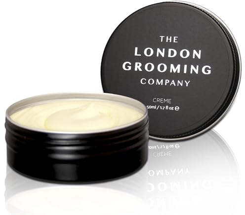 The London Grooming Company Haarcreme für Männer |mittlerer, ganztägiger Halt |natürliches Finish |leicht auswaschbar | 50ml (1.7 Fl Oz)