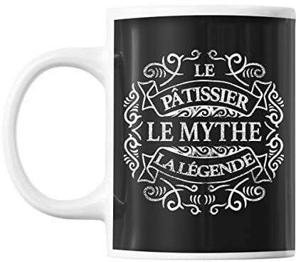 Planetee Mug Pâtissier le Mythe la Légende Noir