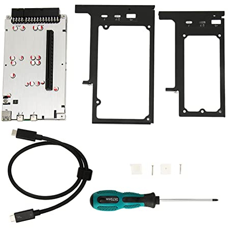 Grafikkarten-Dockingstation mit SFX- und ATX-Halterungen für Thunderbolt 3 4, PD 60 W-Aufladung, Unterstützung für Daisy Chain