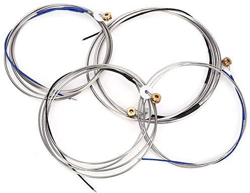 Kontrabasssaite, Stahlsaiten für Kontrabass, Professionelles Musikinstrumentenzubehör – Verbesserte Leistung mit Hochwertigen Stahlsaiten