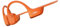 SHOKZ OpenRun Pro 2 Bone Conduction Sports Headphones, Open-Ear Wireless Earphones with Bluetooth 5.3, Noise Cancelling Mics, IP55 Waterproof, 12h Playtime for Running, USB-C Quick Charge, Orange