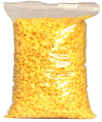 100% Reine Bienenwachs Pastillen gelb in Imkerqualität verpackt zu 200g. Ideal für DIY-Projekte wie Kerzen, Seifen, Naturkosmetik, Deodorants, Conditioner, Bienenwachstüchern, Haut- oder Holzpflege