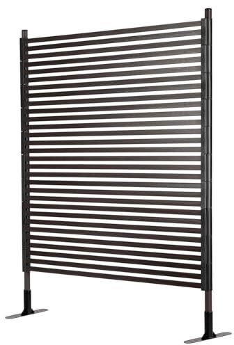 Brise-Vue extérieur en métal, Tubes en Acier galvanisé + revêtement PE, Panneaux décoratifs for clôture de confidentialité, Structure d'escalade for Plantes(90x180cm(35.43x70.86in))