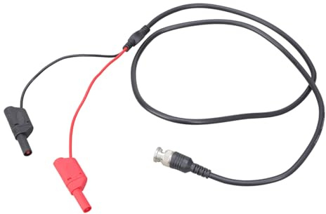 Oscilloscope Test Leads Cable with Double Stackable 4MM Banana Plugs Male Connector for Lab Equipment Testing 120CM Test Leads for Oscilloscope