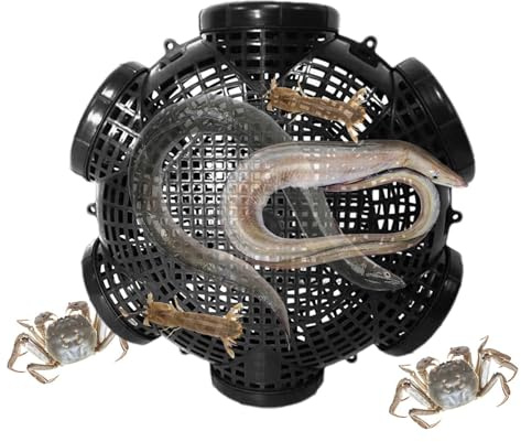 Krebsreuse Flusskrebse, Tragbarer Fischreuse Mit Fixierschnalle, Krebsfalle, Reuse Fisch, Zum Fangen Von, Krebsen, Krabben, Hering, Kleinen Fischen