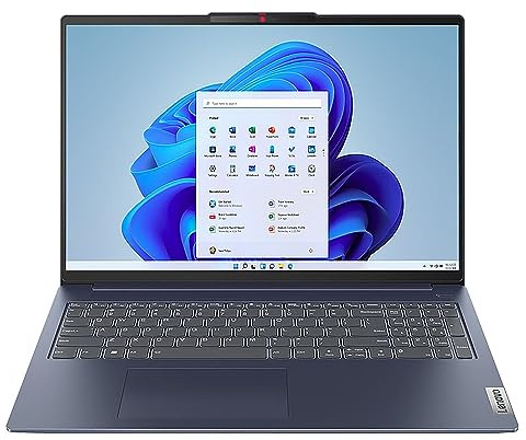 Lenovo IdeaPad Slim 5 82XF Personal Laptop - 16 1920x1200 Touchscreen 60Hz - 10-Core Intel i7-1355U - 16GB RAM 2TB SSD - Intel Iris Xe Graphics - Fingerprint - 1080p FHD Camera - W11P - Abyss Blue