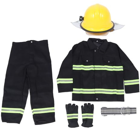 YWBL-WH Flamskyddad Säkerhetsdräkt Typ 97 Marinblå, Värmeisolerande Skyddsoverall med Reflekterande Remsor för Industriarbetare -20℉ Till 392℉ (XXXL)