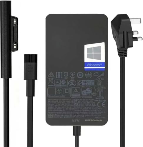 Surface Pro Charger. 65W Surface Charger | for Microsoft Surface Pro 3-12, Surface Laptop 1-7, Surface Book 1-3, Surface Go/Surface LaptopGo 1-4, Surface Laptop Studio