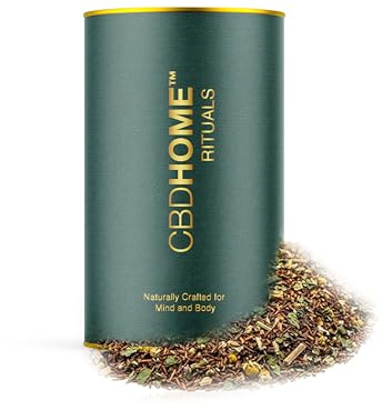 Infusión Rooibos con Cáñamo - 100 g - Mezcla de Hierbas Naturales - Formato XL - Hasta 50 Tazas - Nocturna Relajante - Combinación Suave para Descanso y Bienestar - Ingredientes de Origen Natural