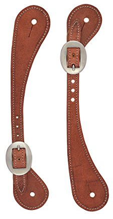 Weaver Leather Herren Men's Shaped geformtes Geschirr aus Leder, Sporenriemen, Rot, Hermann Eiche, Einheitsgröße