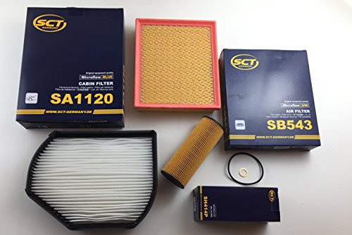 SCT GERMANY Ölfilter Luftfilter Pollenfilter für Mercedes SLK R170 (200, 200 Kompressor, 230 Kompressor) - Filter Set
