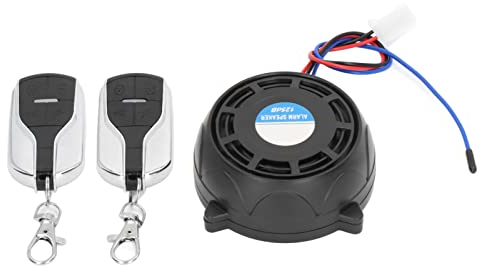 Bediffer Motorrad Alarmanlage, 12V 150m Reichweite Motorrad Diebstahlsicherung Wasserdicht 2 Fernbedienung Drahtlos Roller