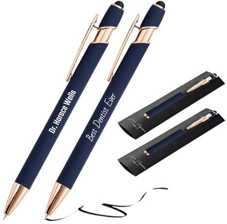 Generisch Kugelschreiber mit Ihrem personalisierten Text Limited Edition Kupfer... (2, Marineblaues Kupfer)