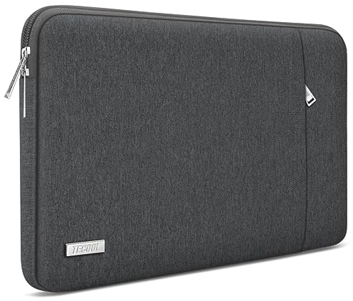 TECOOL 14 Zoll Laptoptasche LaptopHülle für 14” Lenovo Thinkpad ideapad HP Elitebook Acer Dell Chromebook, MacBook Air 15 M4 M3 2025-2024 Wasserdicht Laptop Tasche Schutzhülle Laptop Sleeve,Space Grau