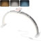 Andoer Foldable Desktop Half Moon Light for Nail Desk Lamp 38W Dimmable 3000K-6000K with Phone Holder LED Fill Light for Eyelash Tech Makeup Tattoo Salon Nail Tech Lamp