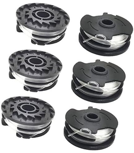 XEBRAD String Trimmer Spool Line, for Parkside, 1.65mm Autofeed Spools, for Parkside cordless grass trimmer, for PRTA 20 Li C3 IAN351753 Cordless String Trimmer Weed Eater Spools Line (6 Spool) Garden