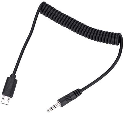 RM-VPR1 3.5mm/2.5mm S2 Shutter Release Cable for Camera, Connects Remote Trigger to Camera, for Sony RX1/RX10/RX100/A7S/A7R/A7/A7II/A7III/A9/A58/77M2/99M2/A3500/A5000/A5100/A6000/A6300/A6500(3.5mm-S2)