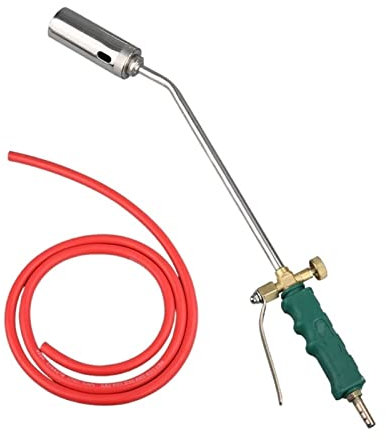 PROPFE Welding Gun 50# Liquefied Welding Gas Torch Fire Gun Welding Gas Torch Weed Burner Welding Accessories Heating Torch Propane Butane Gas (Length : 50, Welding Diameter : Double Switch)