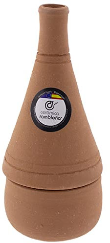 CERÁMICA RAMBLEÑA | Incensario de Barro Rojo | Incensarios religiosos | Incensarios Originales | Incensario Semana Santa | Incensario Chimenea | 100% Hecho a Mano | 7.5x7.5x16.5 cm