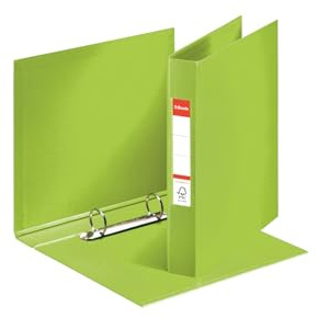 Esselte Ringbuch VIVIDA A5, 10er Pack, 2 Ringe, 25 mm, PP, Grün, 47686