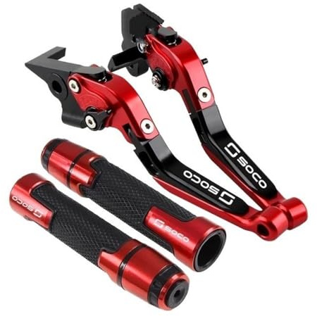Motorcycle brake handle Brake Clutch Levers Folding Extendable Aluminum For Super Soco TC Max/50/Wanderer TS 50 2020 2021 Motorcycle Accessories