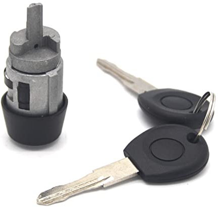 Vuzmode ZÜNDSCHALTER-Schloss-ZAHNSATZ, for VW, Transporter CARAVELLE T4 1990-2003 Türschloss-Zylinder mit Schlüsseln