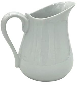 C&S White Porcelain Gravy Milk Jug 1L/1000ml