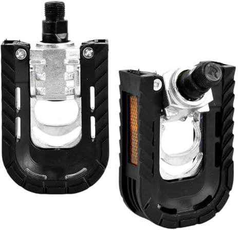 Anseom Fahrradpedale, 9/16 Zoll Fahrradplattformpedale, Aluminium pedales mit Reflektoren, rutschfeste Klapppedal, Mountainbike-Pedale Fahrrad Pedale für Rennrad, MTB, Cityrad, Klapprad