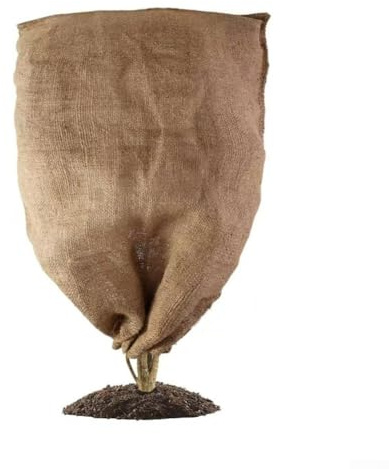 Sacs de protection pour plantes d'hiver en toile de jute pour plantes en pot par temps froid (120 × 180 cm)