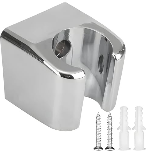Duschbrause Halterung ABS-Galvanisierung, Duschhalterung mit Schrauben & Dübel, Duschkopfhalter für 20–22 mm Duschstangen, Kann im Badezimmer Verwendet