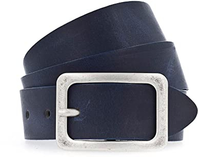 Vanzetti Damen Gürtel Leder Marine Booster 35mm Full Leather Belt