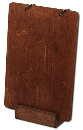 Tischaufsteller Woody Ring A5