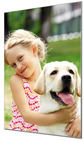 banjado Glas Magnettafel (50 x 75cm) - Magnetwand Glas - Magnetpinnwand als Memoboard - Pinnwand Magnettafel Küche, Büro, Kinderzimmer - Wunschmotiv