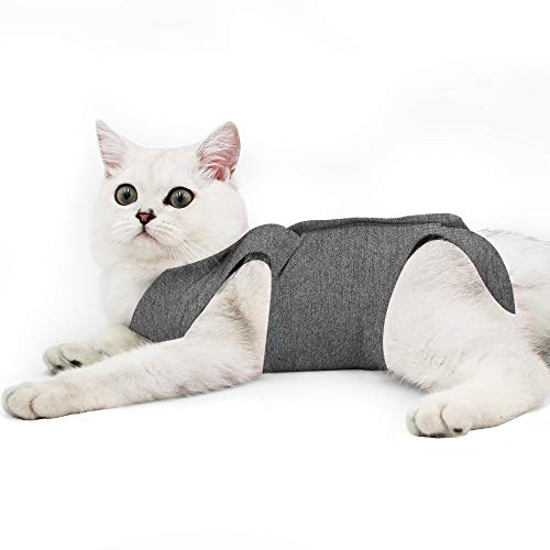 Dotoner Cat Professionnel Restauration Convient pour abdominaux Collerette des plaies ou des Maladies de la Peau, Alternative pour Chiens et Chats, après la Chirurgie Porter