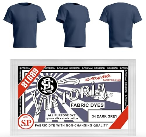 VIKTORIA Textilfarbe waschmaschinenfest (59 FARBEN) - stofffarbe, färbemittel textilien, stofffarben waschfest, textil farbe, kleidung färben